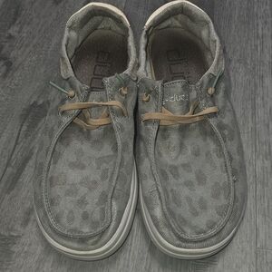 Hey Dude Men's Gray Casual Shoes